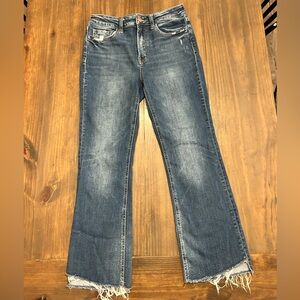 Flying Monkey Distressed Blue Straight Leg Jeans